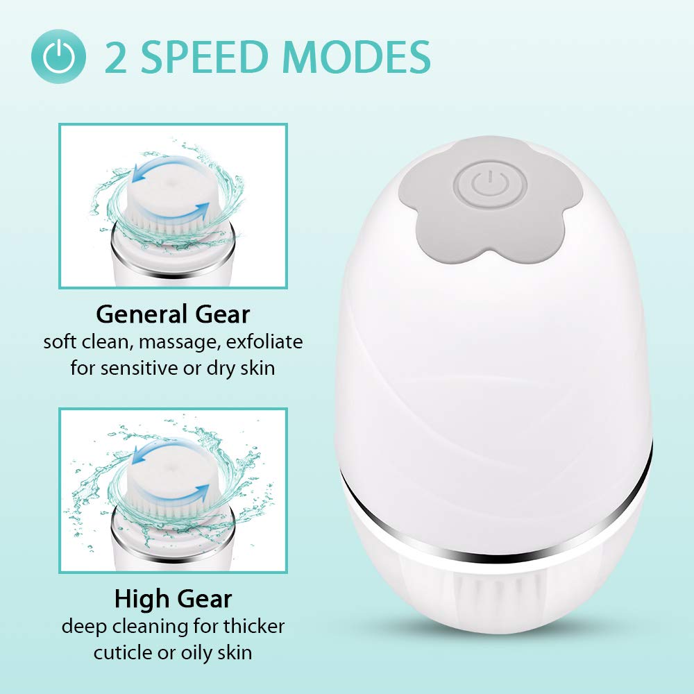 3 In 1 Electric Face Cleansing Devices With Brushes