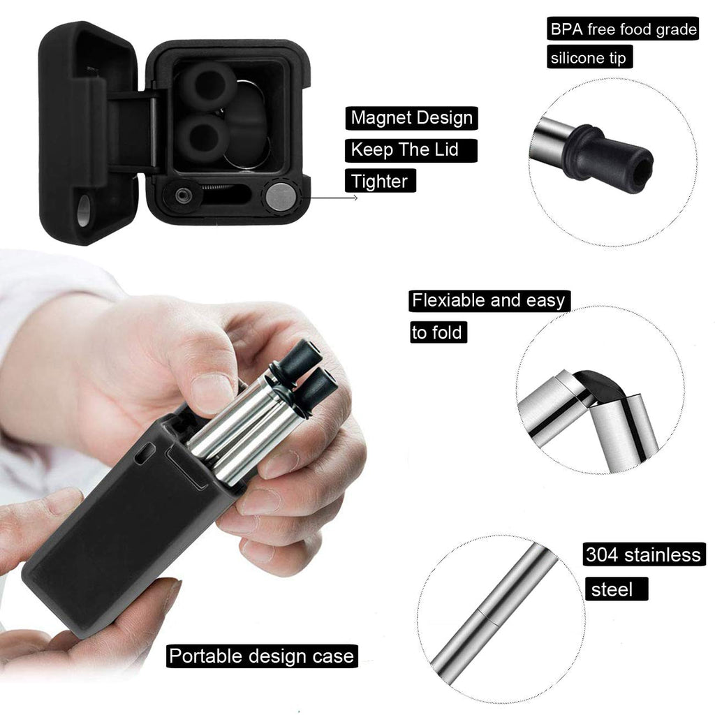 Reusable Collapsible Drinking Straw