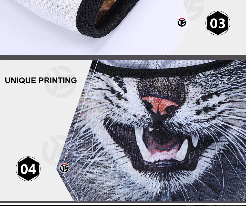 New 3D Animal  Full Face Mask Windproof