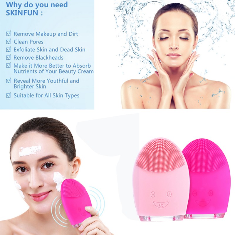 Silicone Face Waterproof Cleansing Brush