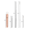 Image of Reusable Telescopic Portable Drinking Straws