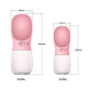 Image of Dog Water Bottle ,Small Dog Travel  Water Drinking Bottle with ABS Food Grade 350ML 550ML - smallfish-2