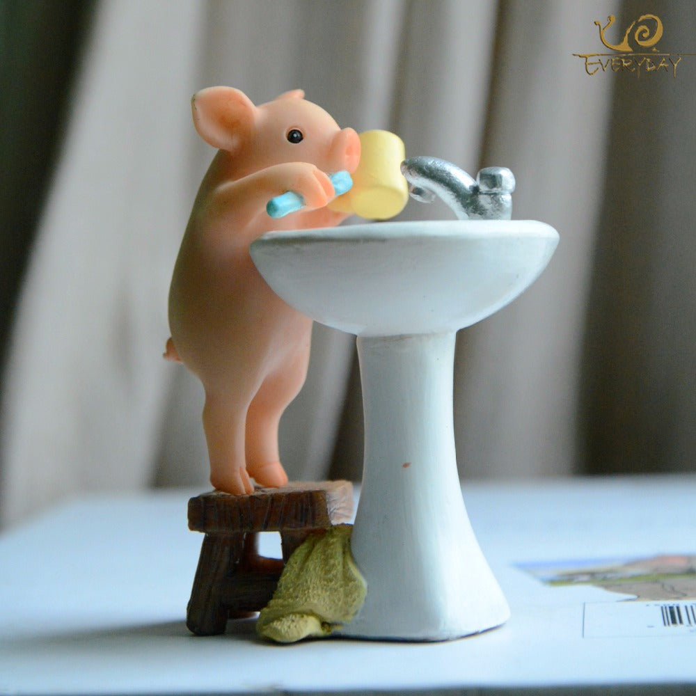 Cute pig figure Toys Desktop Decoration