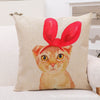 Image of Cute Lovely Cat Cushion Cover  Square Throw Pillow Cover 45x45CM