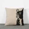 Image of Animal Cotton Cushion Pillow Cover 18x18 Inches