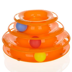 Cat Three Layers Round Tower of Tracks toys