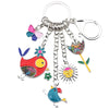 Image of Animal Enamel Bird Sun Flower Butterfly Key Chain