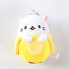 Image of 5Pcs/Set Cat plush Toys Banana Mini Pendant 3.5In