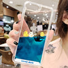 Image of Luxury Cartoon 3D Swimming Duck Animal Dynamic Liquid Quicksand Cover Case For  iPhone