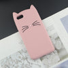 Image of Cute Cat Lovely Ears 3D Cartoon Silicon Cases