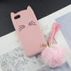 Image of Cute Cat Lovely Ears 3D Cartoon Silicon Cases