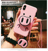 Image of TPU  Pig Nose Soft Phone Strap Rope Case