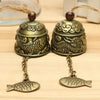 Image of Dragon/Fish Feng Shui Bell Blessing Good Luck Fortune Hanging Wind Chime