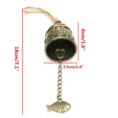 Dragon/Fish Feng Shui Bell Blessing Good Luck Fortune Hanging Wind Chime