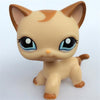 Image of pet shop toy cat collection 41 kinds of short hair tiger cat powder cat big dad sausage sausage dog shepherd toy - smallfish-2