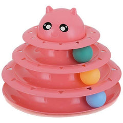 Cat Fun 3-Level Tower Ball Toys